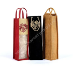 Jute Wine Bag
