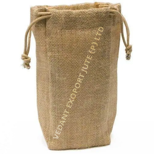 Jute Drawstring Pouch Bag