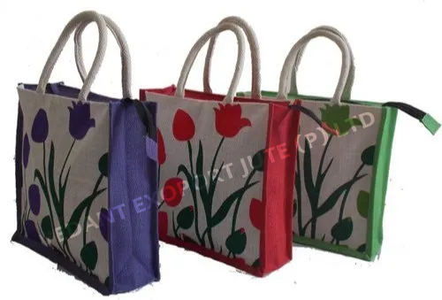 Laminated Jute Shopping Bag