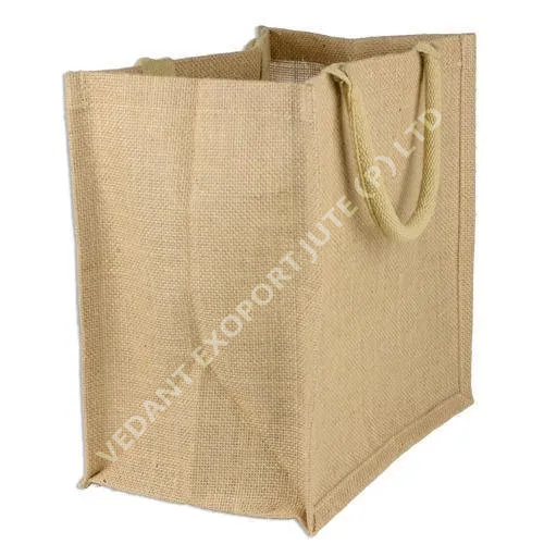 Plain Jute Shopping Bag